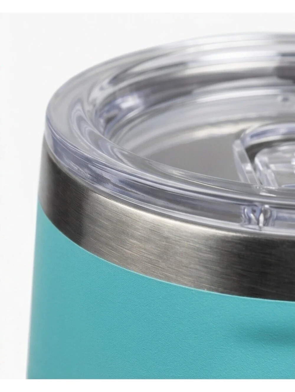 Corkcicle BRIZO Stemless Wine Tumbler 12oz Turquoise Stainless Steel Cup